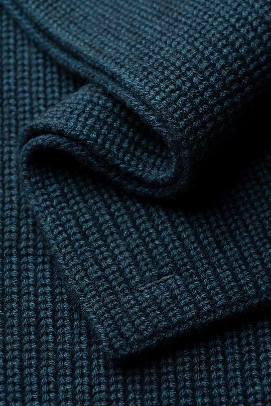 Blue Label Merino Cashmere Scarf Dark Petrol - Base Image