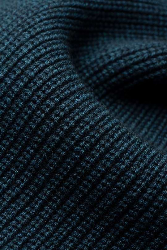 Blue Label Merino Cashmere Scarf Dark Petrol - Base Image