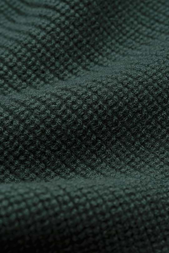 Blue Label Merino Cashmere Scarf Deep Green - Base Image