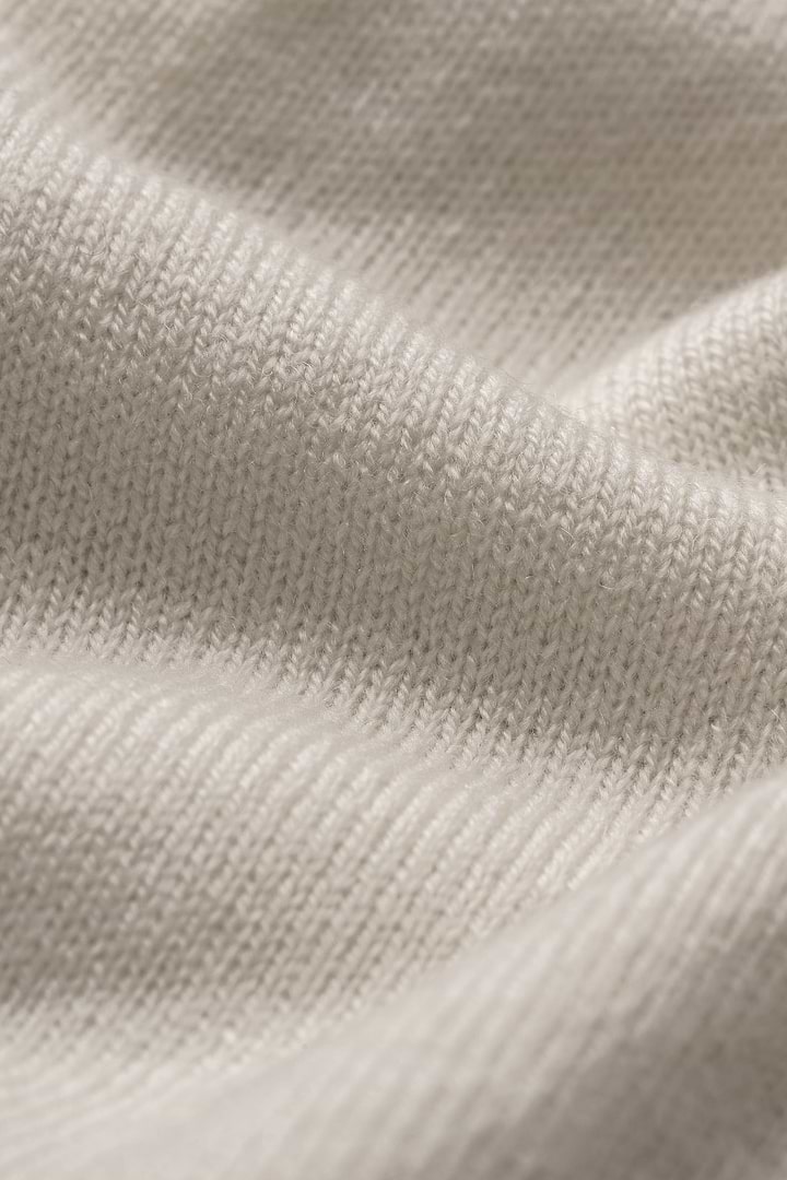 Blue Label Merino Cashmere V-Neck Wool White - Base Image