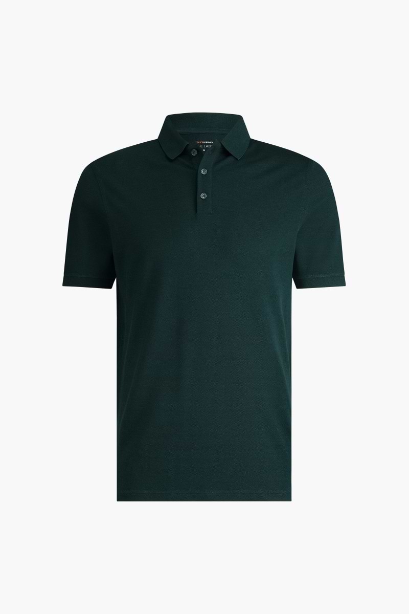 Blue Label Polo Pique Dark Green