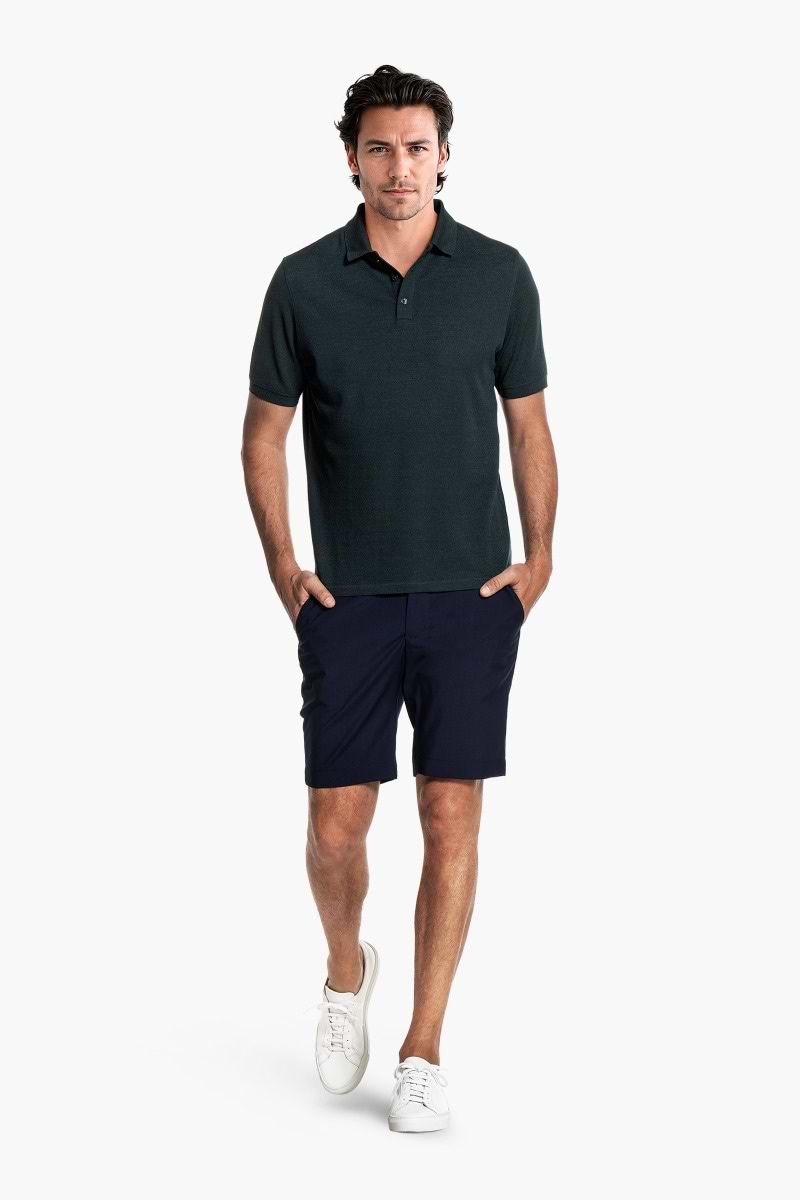 Blue Label Polo Pique Dark Green