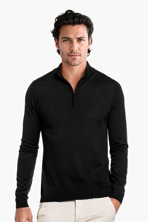 Blue Label Zip Deep Black - Base Image