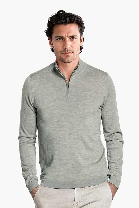 Blue Label Zip Hazy Green - Base Image