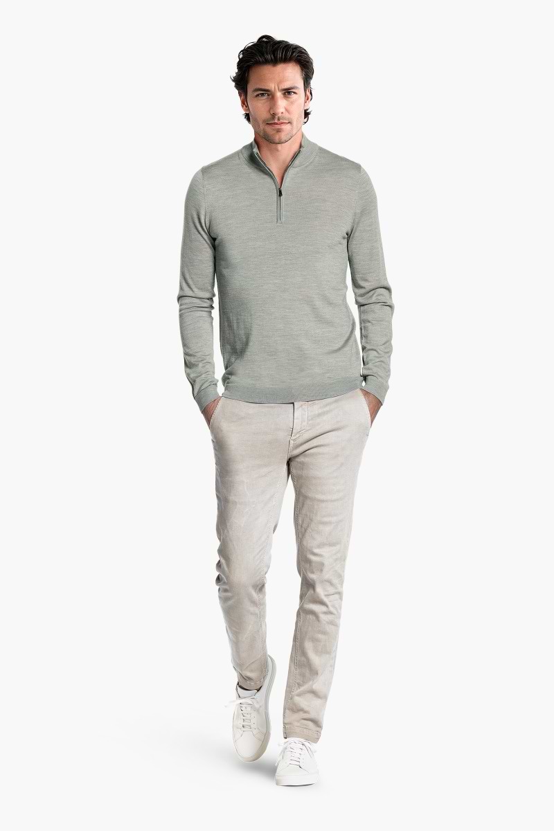 Blue Label Zip Hazy Green