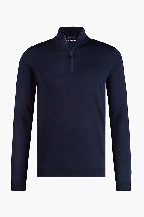 Blue Label Zip Navy Blue - Base Image