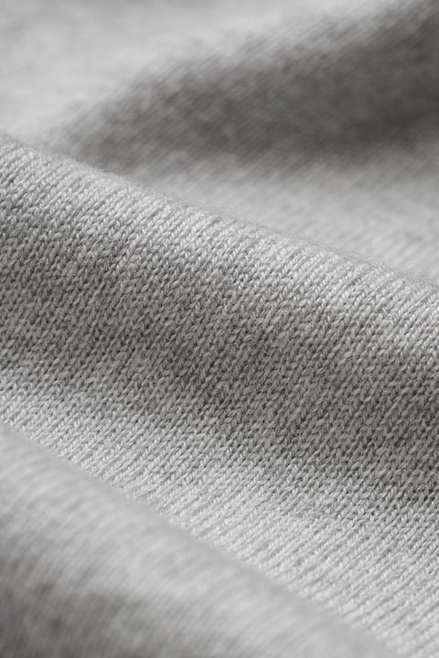 Blue Label Merino Cashmere Crew Light Grey - Base Image