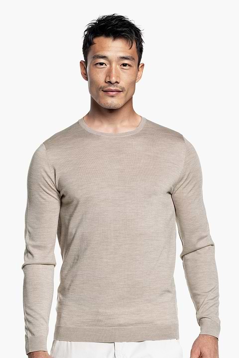 Blue Label Classic Crew Limestone Beige - Base Image