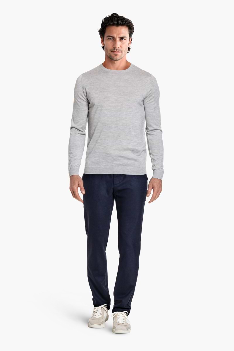 Blue Label Classic Crew Limestone Grey