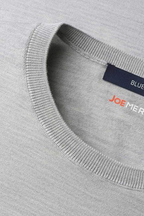 Blue Label Crew Short Sleeve Limestone Grey - Base Image