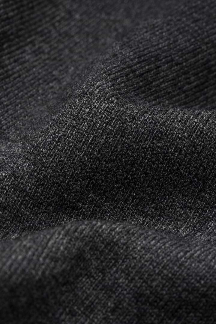 Blue Label Merino Cashmere V-Neck Antra Grey - Base Image