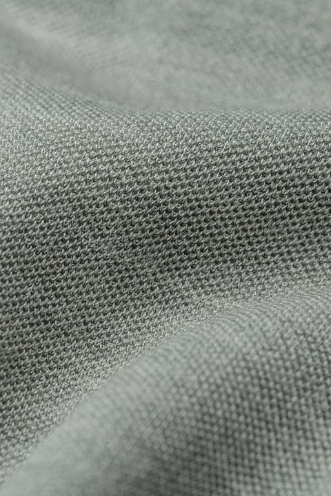 Blue Label Polo Pique Long Sleeve Hazy Green - Base Image