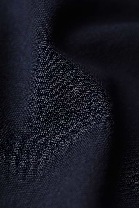 Blue Label Polo Pique Long Sleeve Navy Blue - Base Image