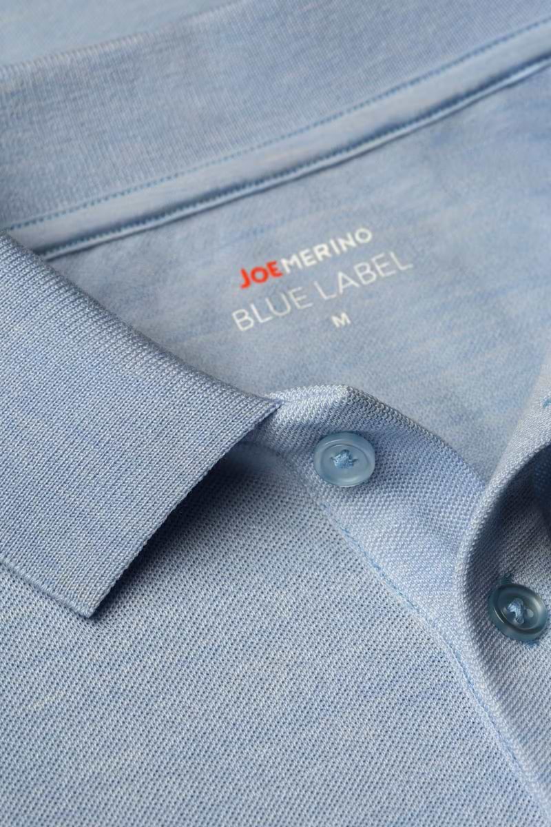 Blue Label Polo Pique Blue Argentina