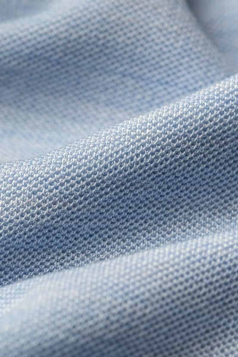 Blue Label Polo Pique Blue Argentina