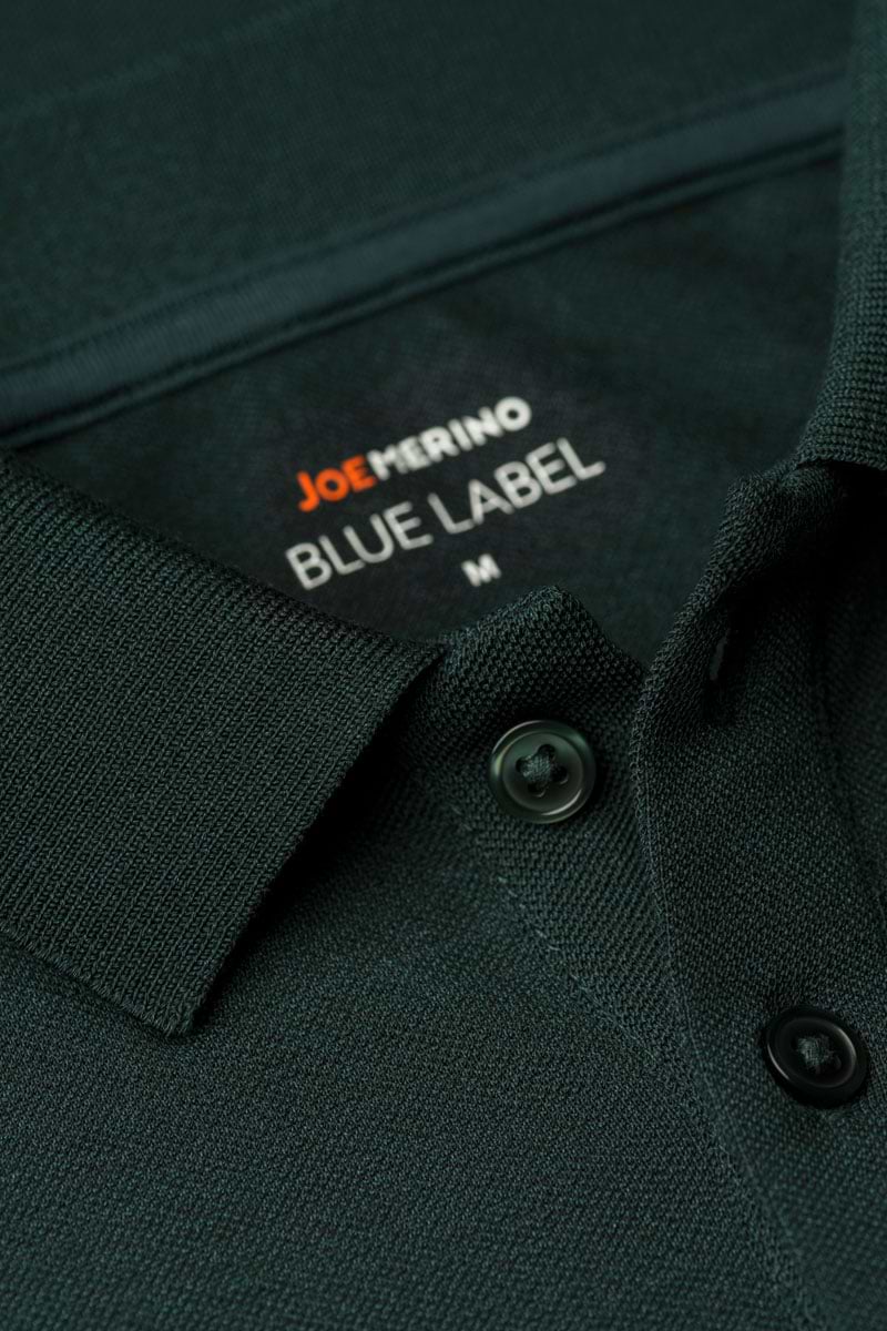 Blue Label Polo Pique Dark Green