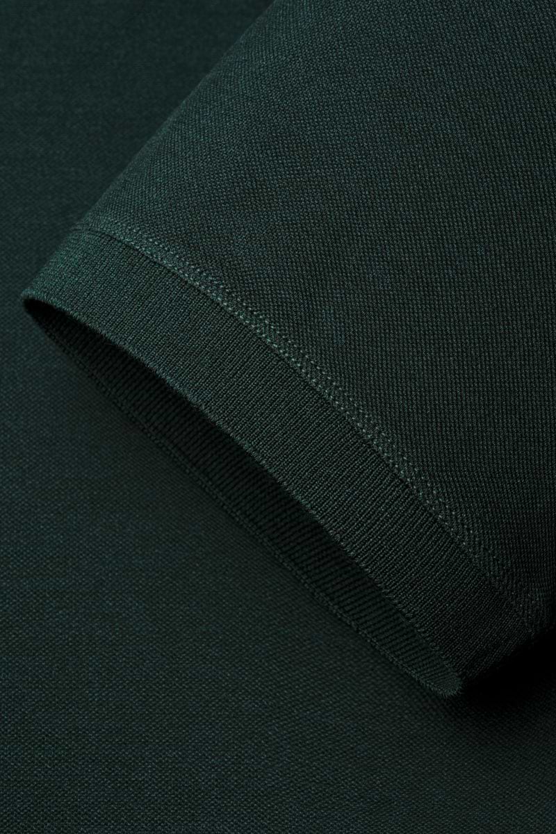 Blue Label Polo Pique Dark Green