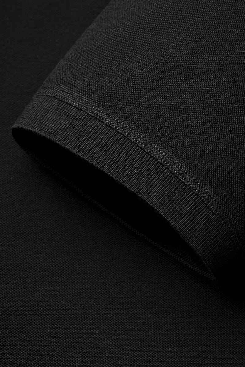 Blue Label Polo Pique Deep Black