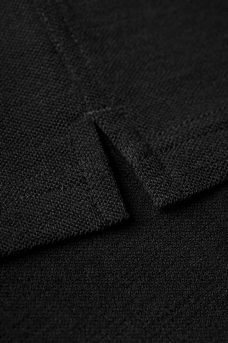 Blue Label Polo Pique Deep Black