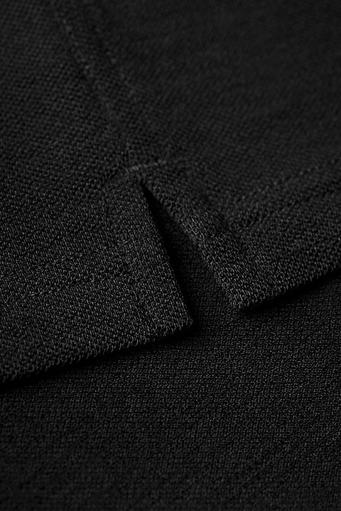 Blue Label Polo Pique Deep Black - Base Image