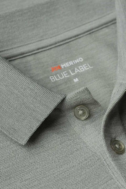 Blue Label Polo Pique Hazy Green - Base Image