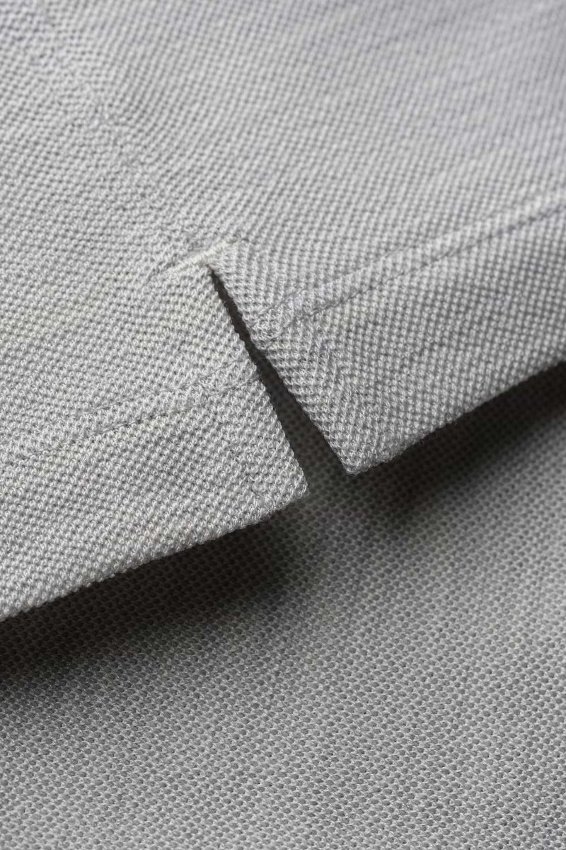 Blue Label Polo Pique Limestone Grey