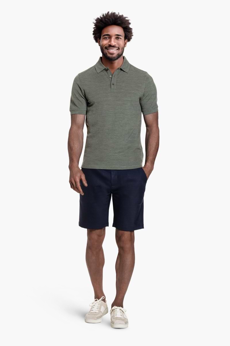 Blue Label Polo Pique Million Dollar Green