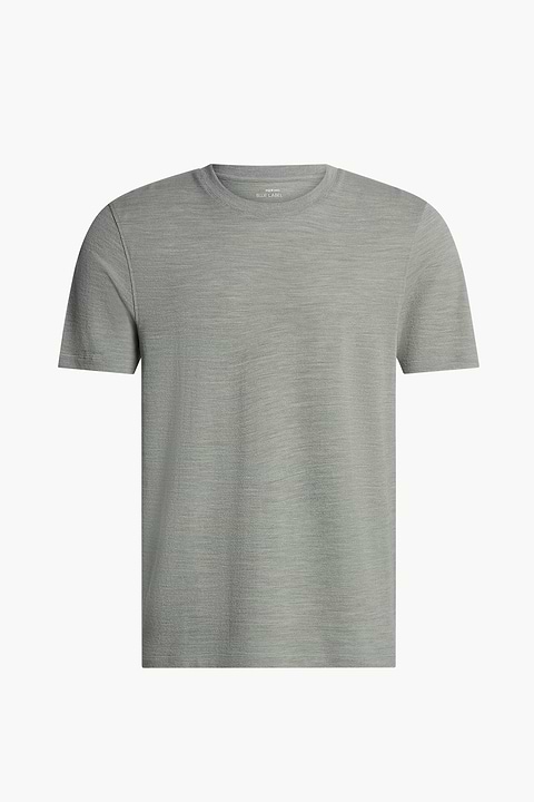 Blue Label T-shirt Pique Hazy Green - Base Image
