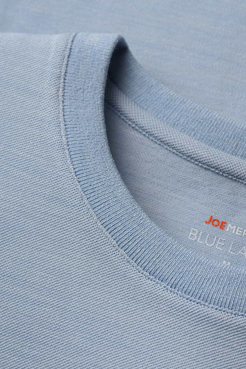 Blue Label T-shirt Pique Blue Argentina - Base Image