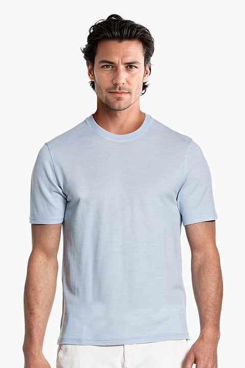 Blue Label T-shirt Pique Blue Argentina - Base Image