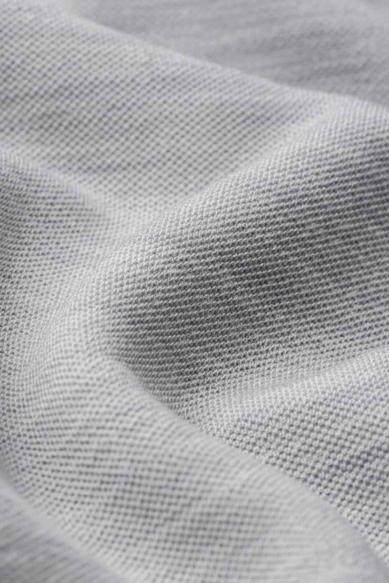 Blue Label T-shirt Pique Limestone Grey - Hover