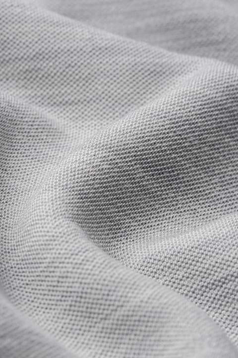 Blue Label T-shirt Pique Limestone Grey - Base Image