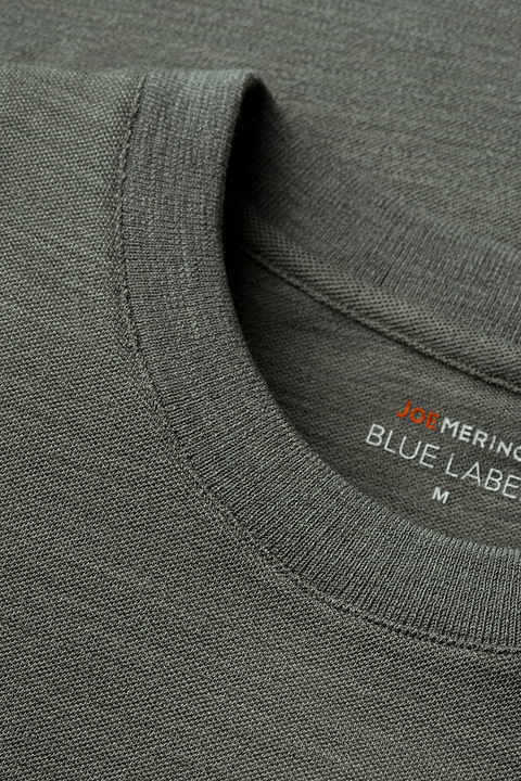 Blue Label T-shirt Pique Million Dollar Green - Base Image