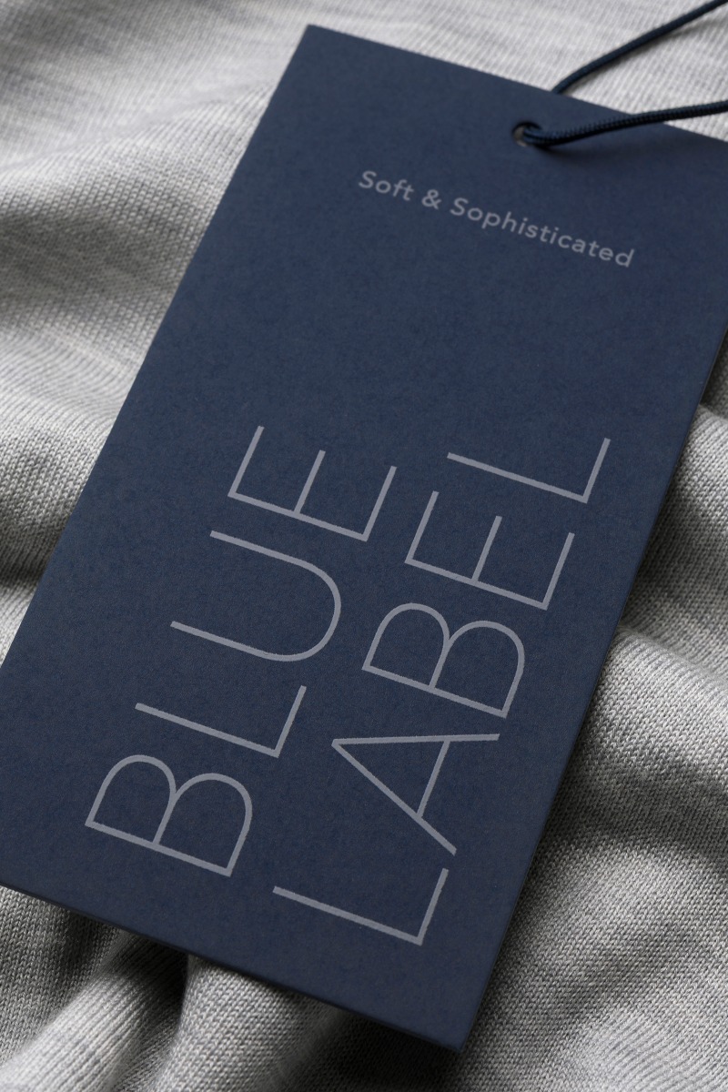 Blue Label Zip Limestone Grey