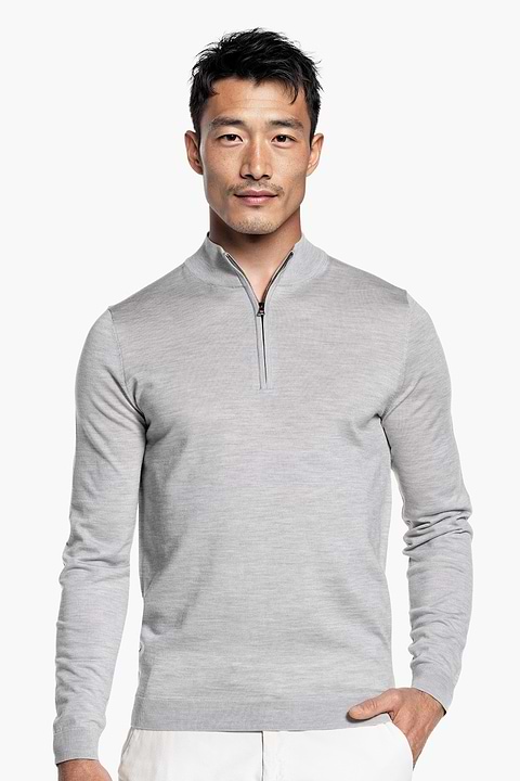 Blue Label Zip Limestone Grey - Base Image