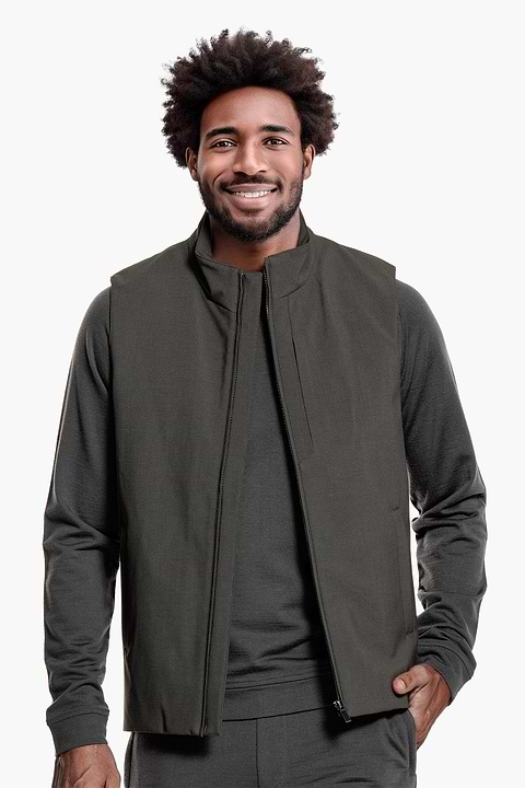Joe Bodywarmer Kaki Grey - Base Image