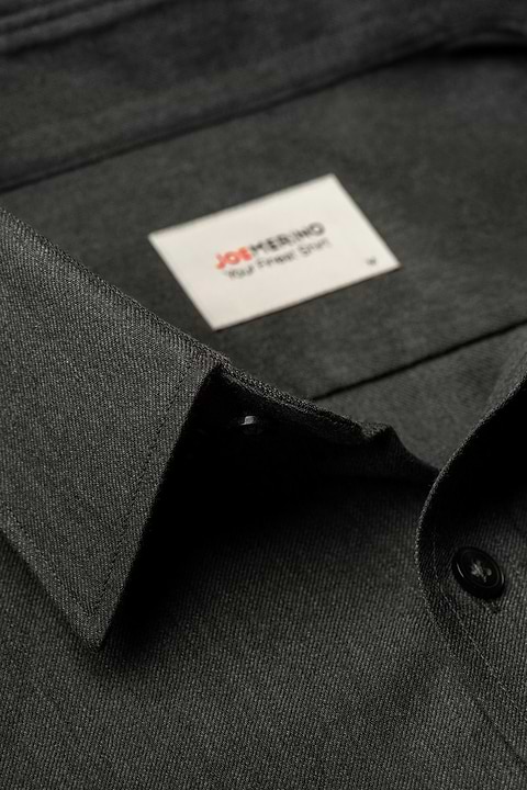 Brushed Woven Shirt Pine Green - Base Image