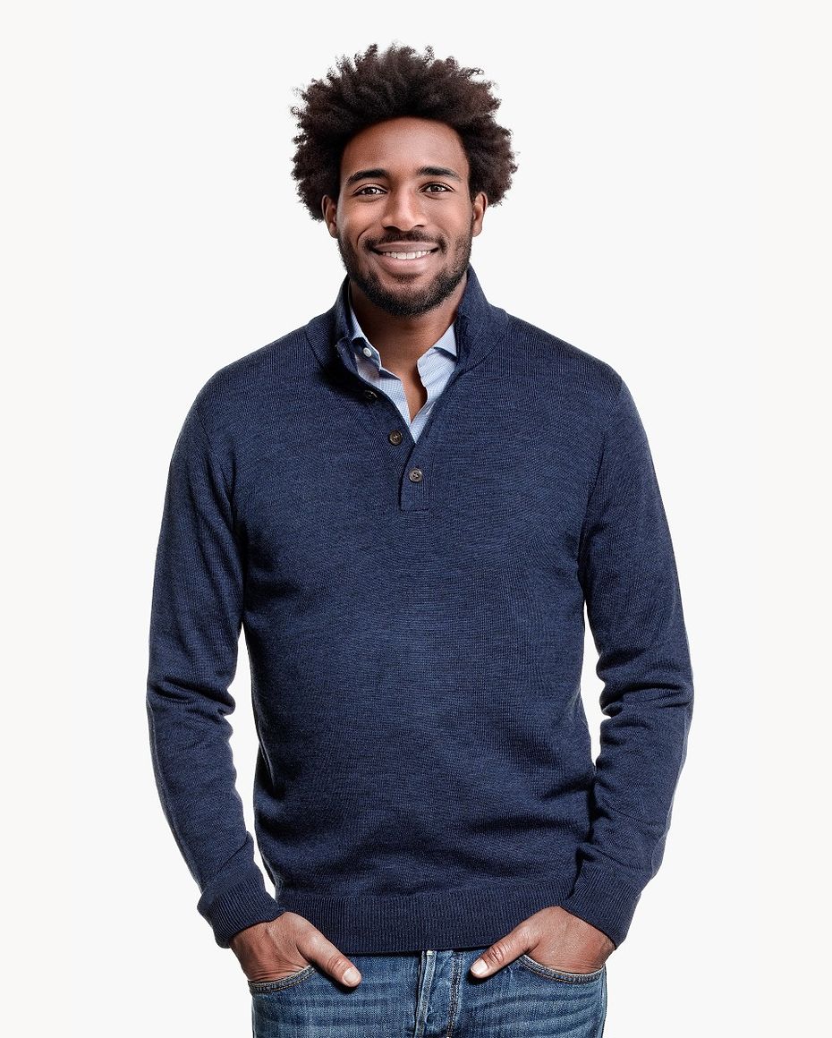 Button Easy Fit Summernight Navy