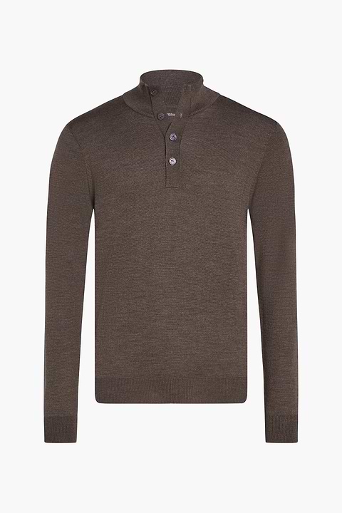 Button 3D Tobacco Brown - Base Image