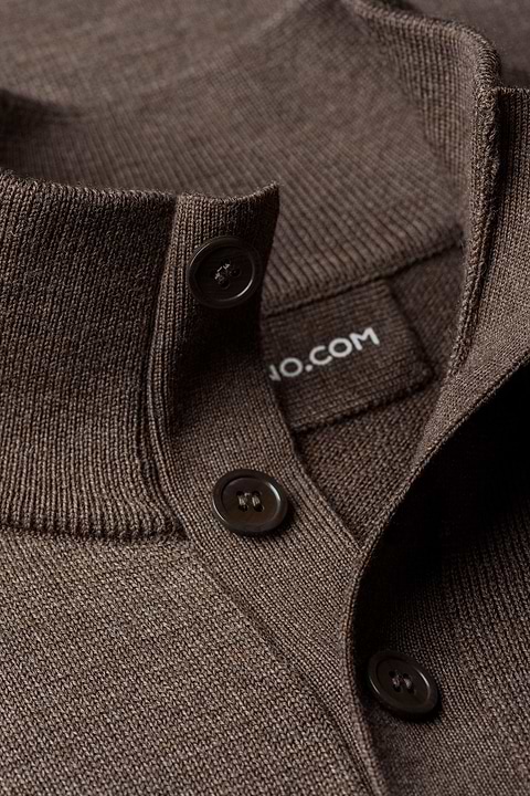 Button 3D Tobacco Brown - Base Image