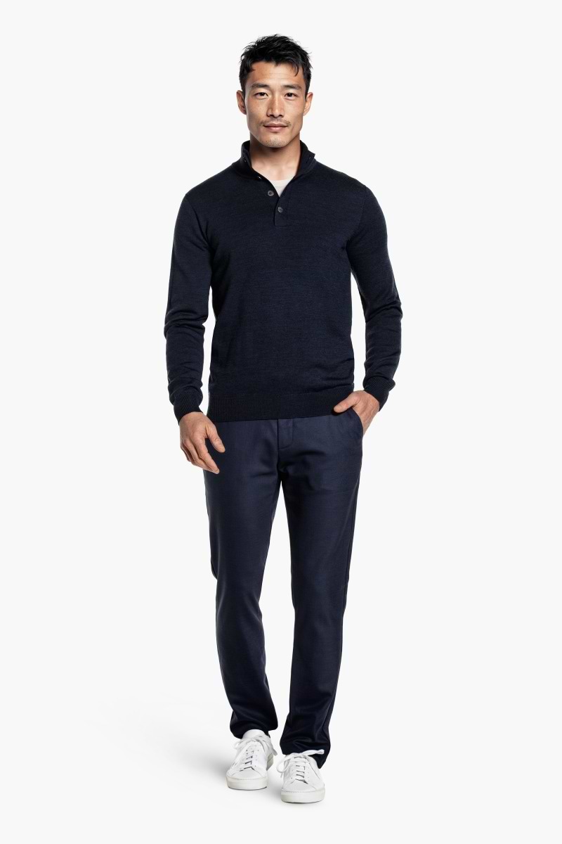 Joe Button 3D True Navy