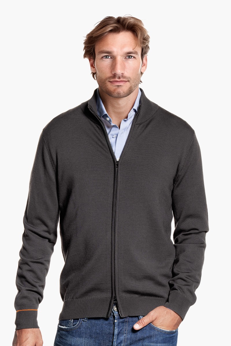 Joe Cardigan 2-Way Zip Bold Eagle