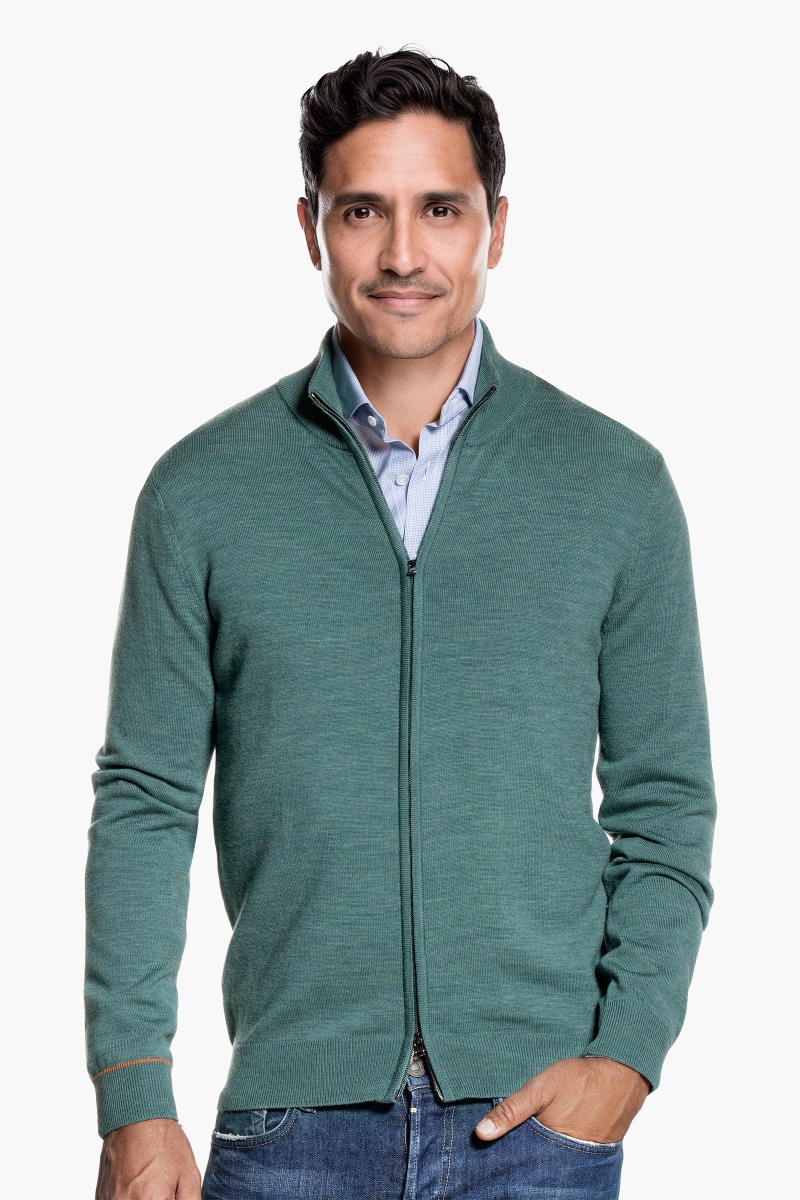 Joe Cardigan 2-Way Zip Cloud Forest