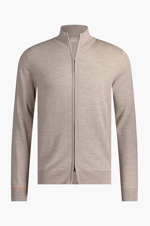 Joe Cardigan 2-Way Zip Desert Beige - Base Image