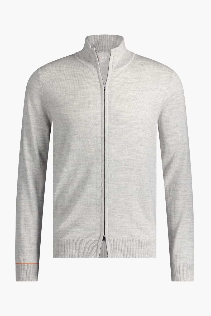 Joe Cardigan 2-Way Zip Dover Grey