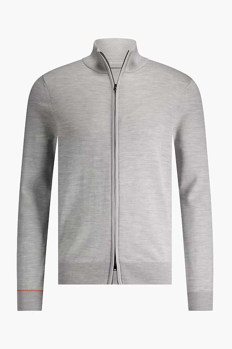 Cardigan 2-Way Zip Limestone Grey - Base Image
