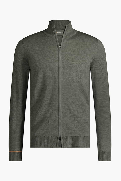Joe Cardigan 2-Way Zip Million Dollar Green - Base Image