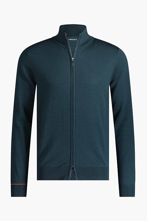 Joe Cardigan 2-Way Zip Proud Peacock - Base Image