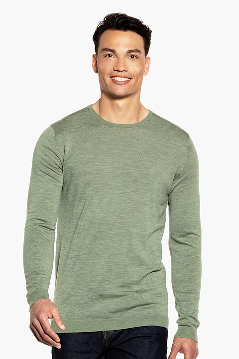 Classic Crew Extra Long Agave Green  - Base Image