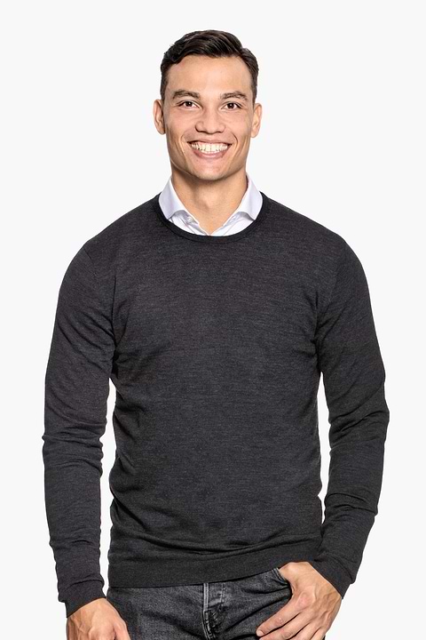 Classic Crew Extra Long Antra Grey - Base Image